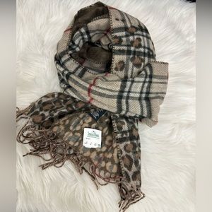 NWT Animal print and pattern scarf